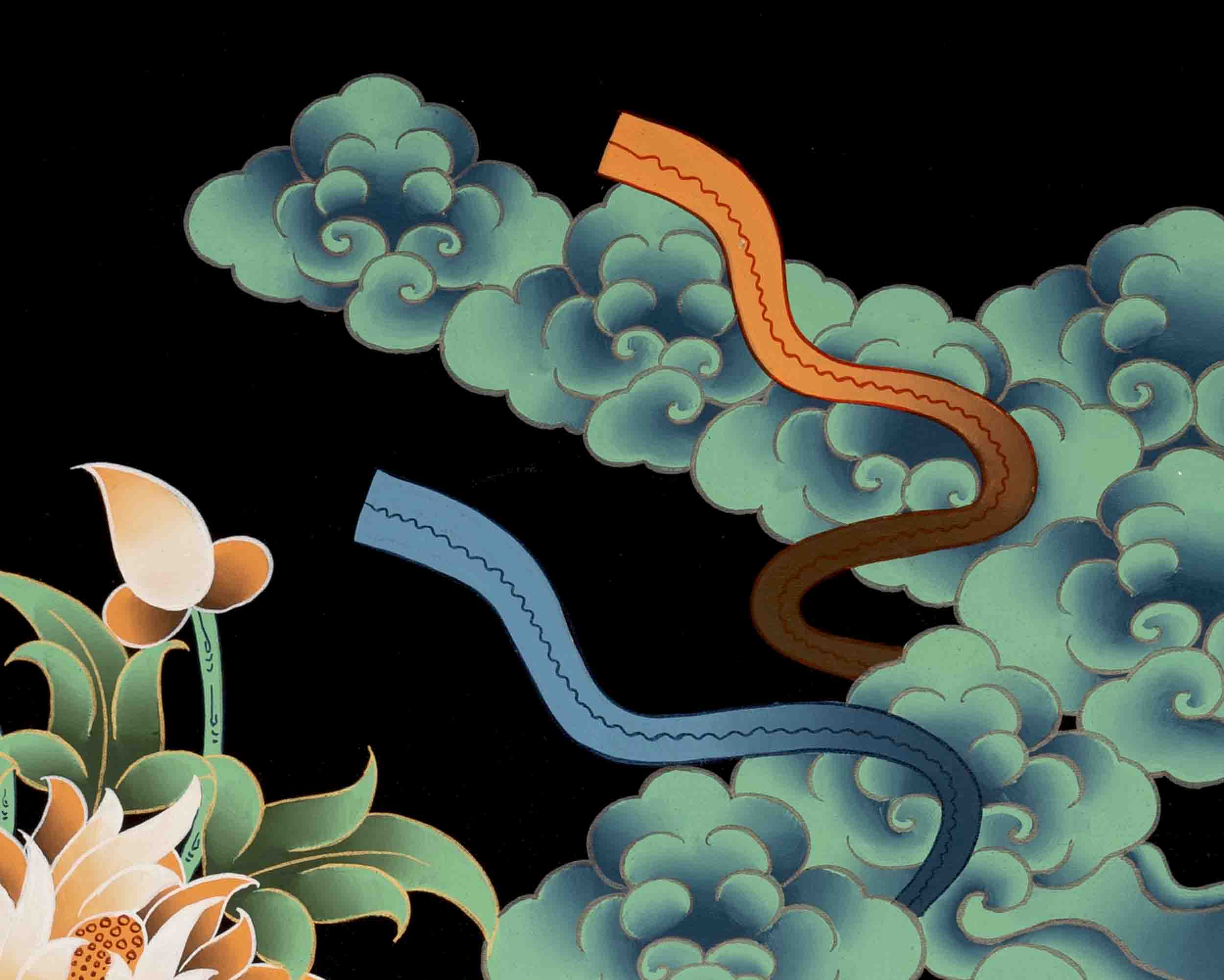 Religious Shakyamuni Buddha Thangka  | Buddhist Art | Wall Decors