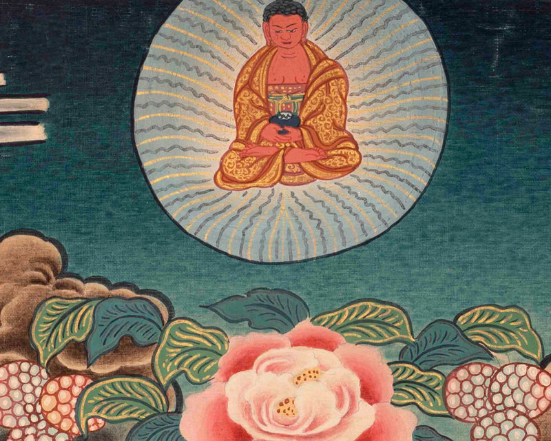 White Tara Thangka Painting | Religious Tibetan Art | Wall Decors