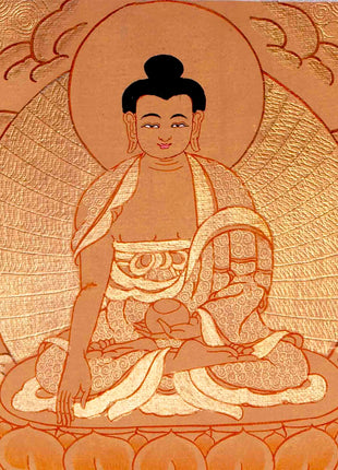Tibetan White Tara Thangka | Wall Hanging Meditation and Yoga Art