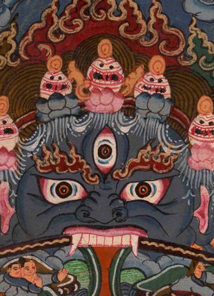 Wheel of Life Thangka | Oil Varnished Painting | Wall Decors