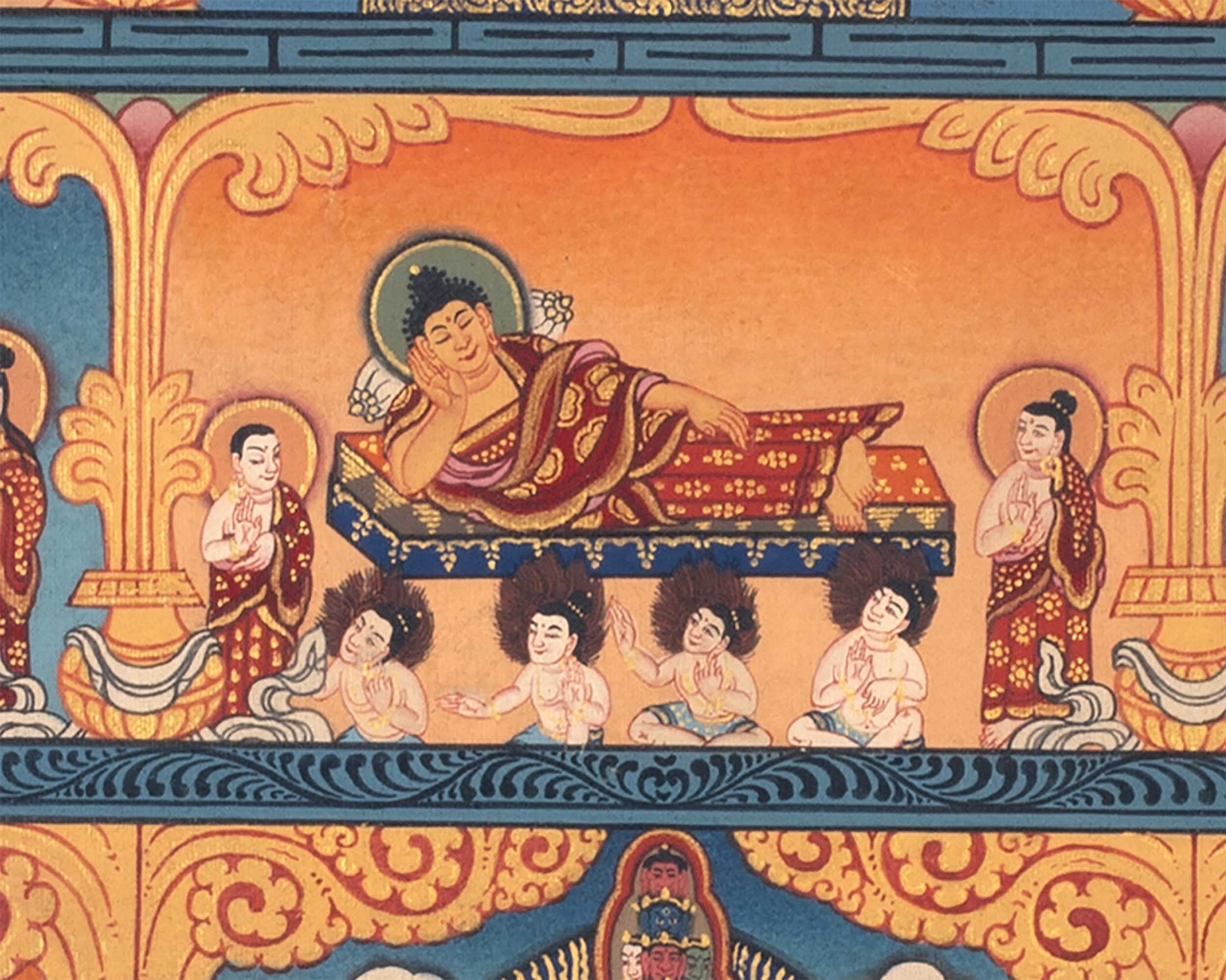 Buddhist Stupa Thangka | Buddhist Painting