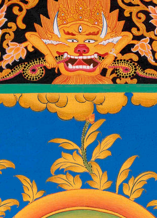 Avalokitesvara Chengrezig Thangka | Bodhisattva of Compassion