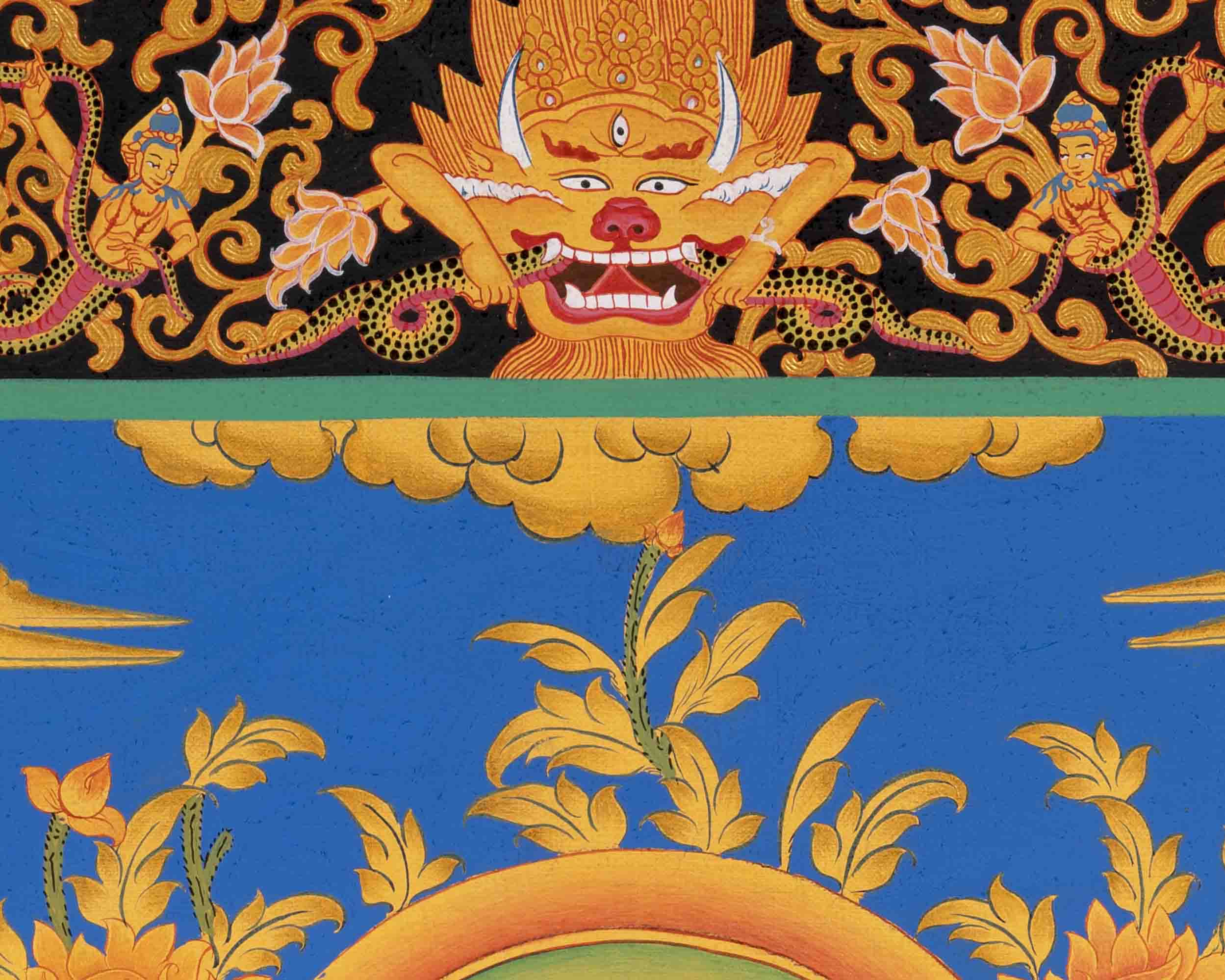 Avalokitesvara Chengrezig Thangka | Bodhisattva of Compassion
