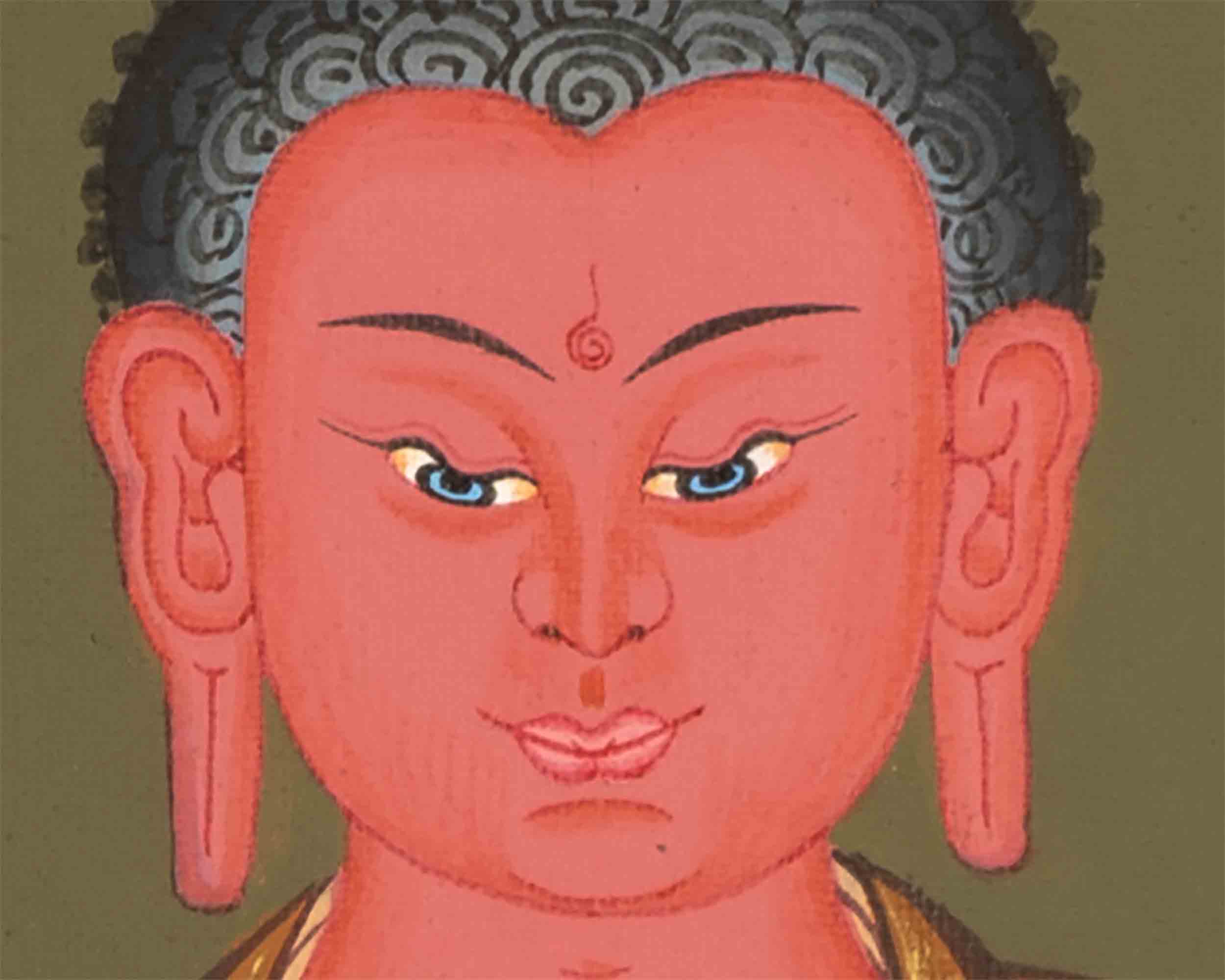 Amitabha Buddha Thangka | Small Size Home Decor