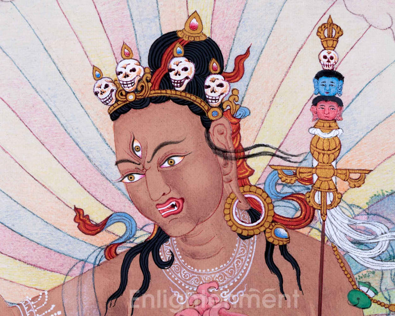 Niguma Yoga Thangka For Daily Practice | Traditional Buddhist Thangka Of Lady Of Illusion
