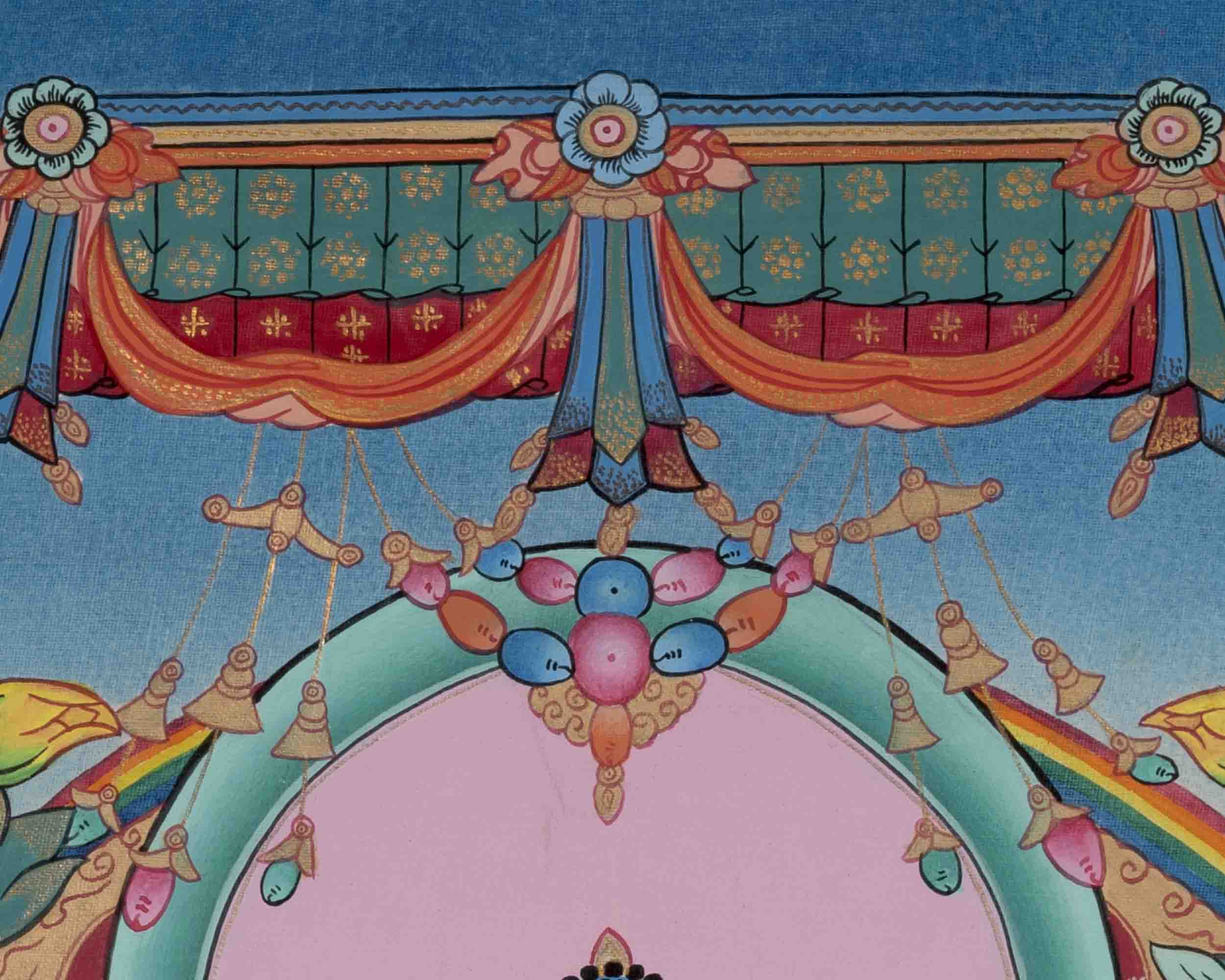 Thangka Of Amoghasiddhi | Traditional Painting | Wall Decors