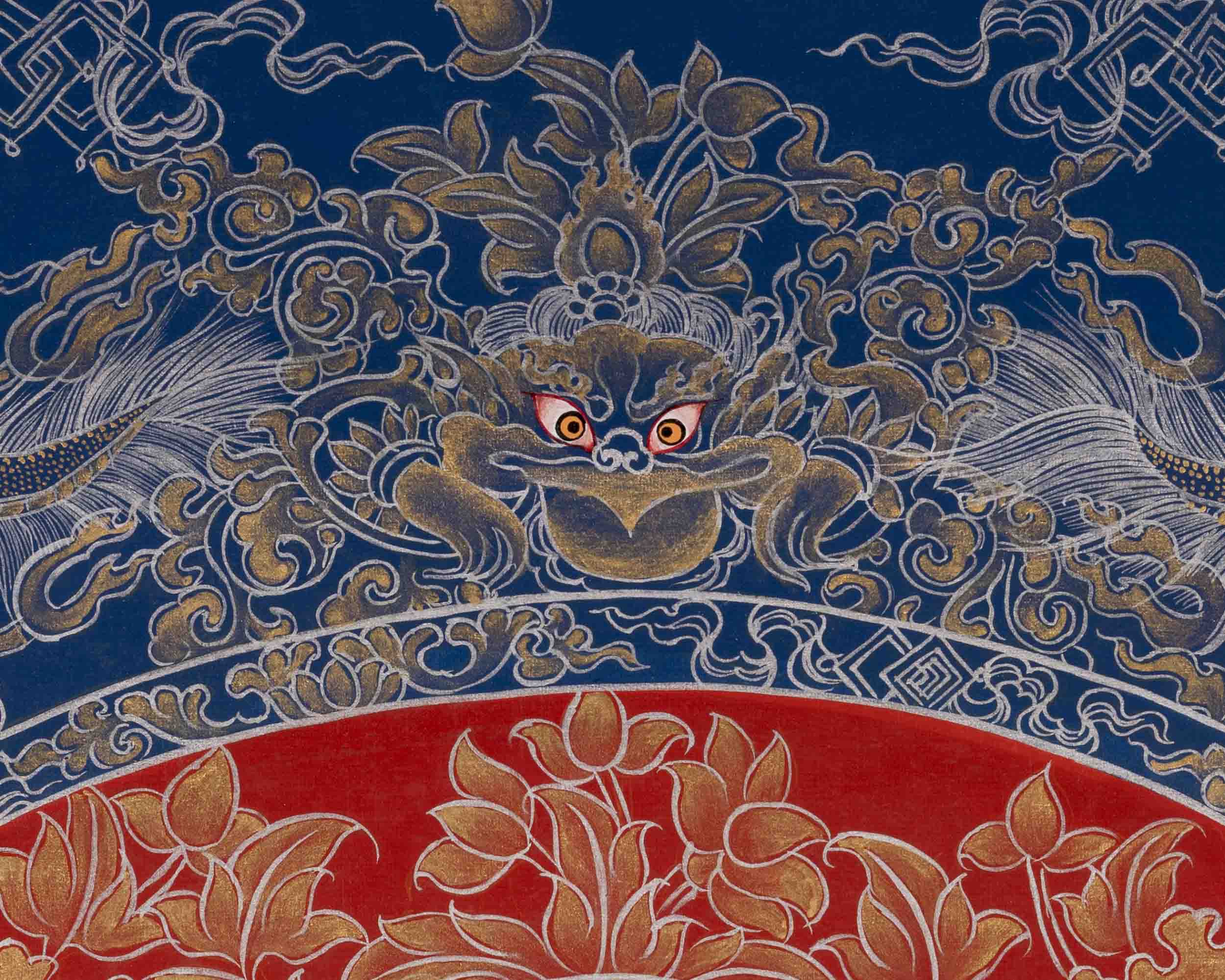 Bodhisattva Manjushree Thangka | Religious Art | Buddhist Gifts