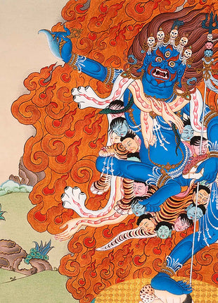 Troma Nagmo Sadhana Thangka | Tibetan Dakini Art On Cotton Canvas
