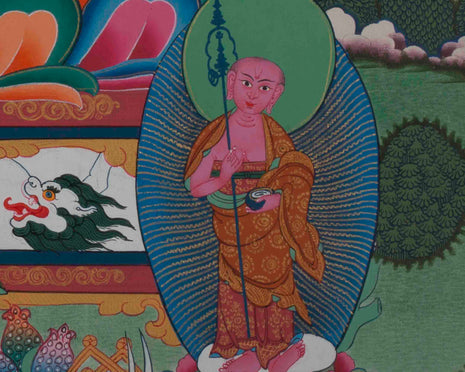 Shakyamuni Buddha Thangka | Wall hanging Decor