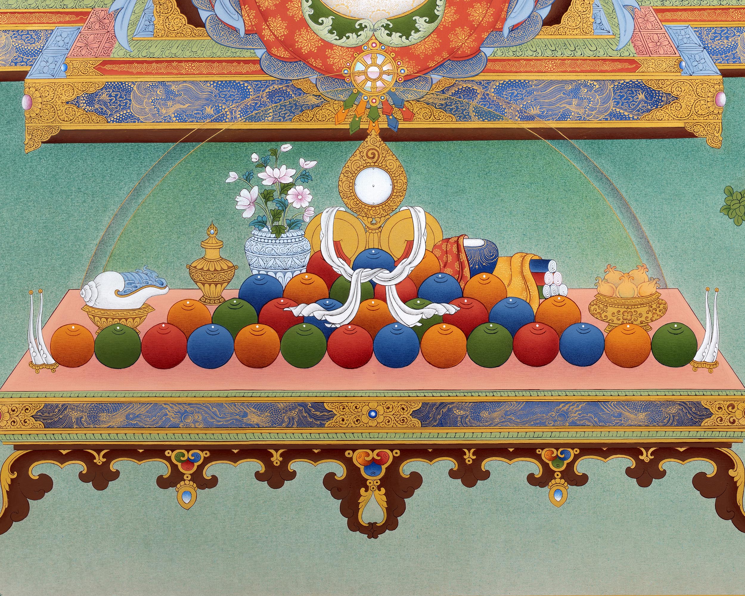 Amitabha Buddha |  High Quality Giclee Canvas | Buddha Thangka Print