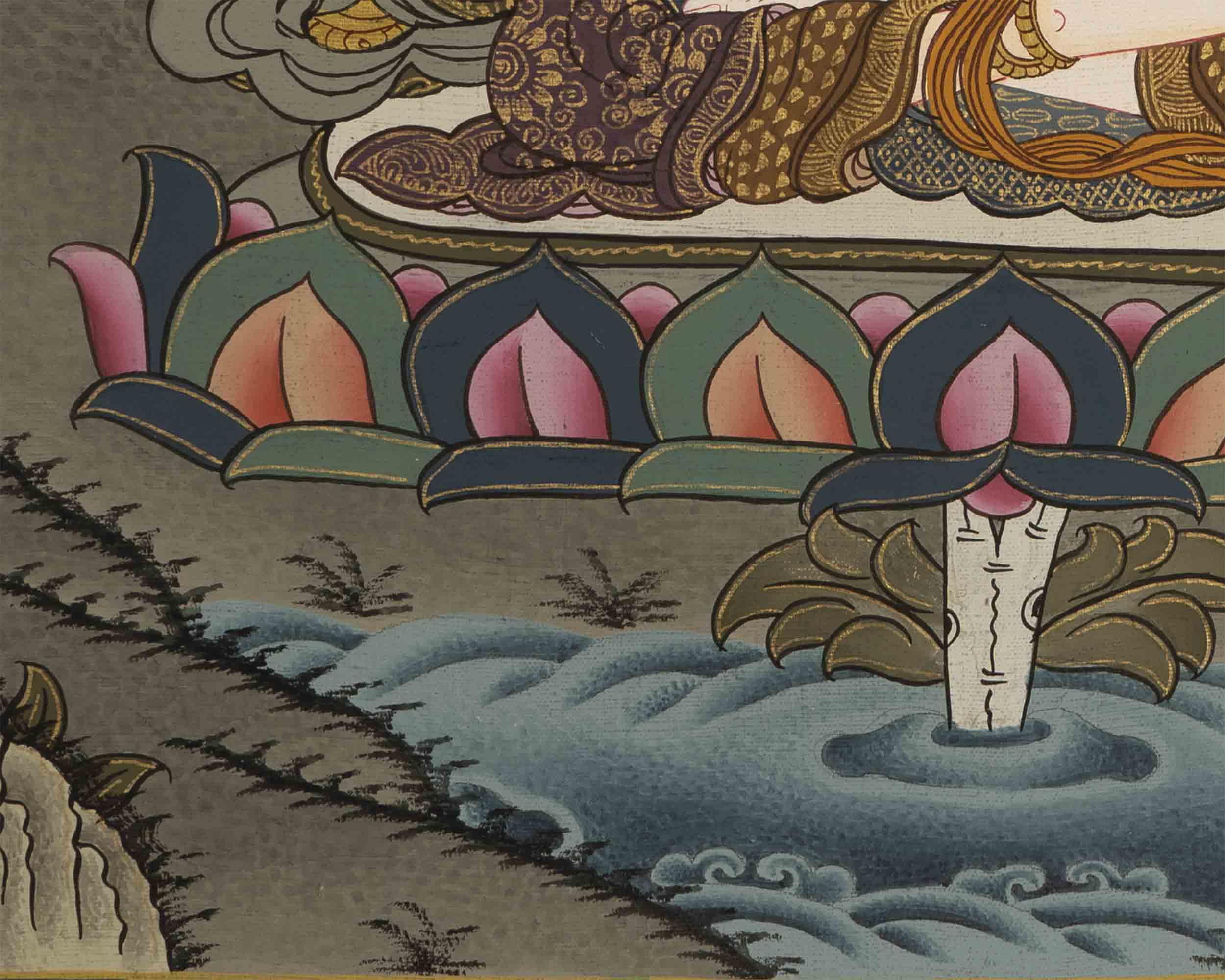 Vajrasattva Shakti Thangka | Tibetan Thangka Art