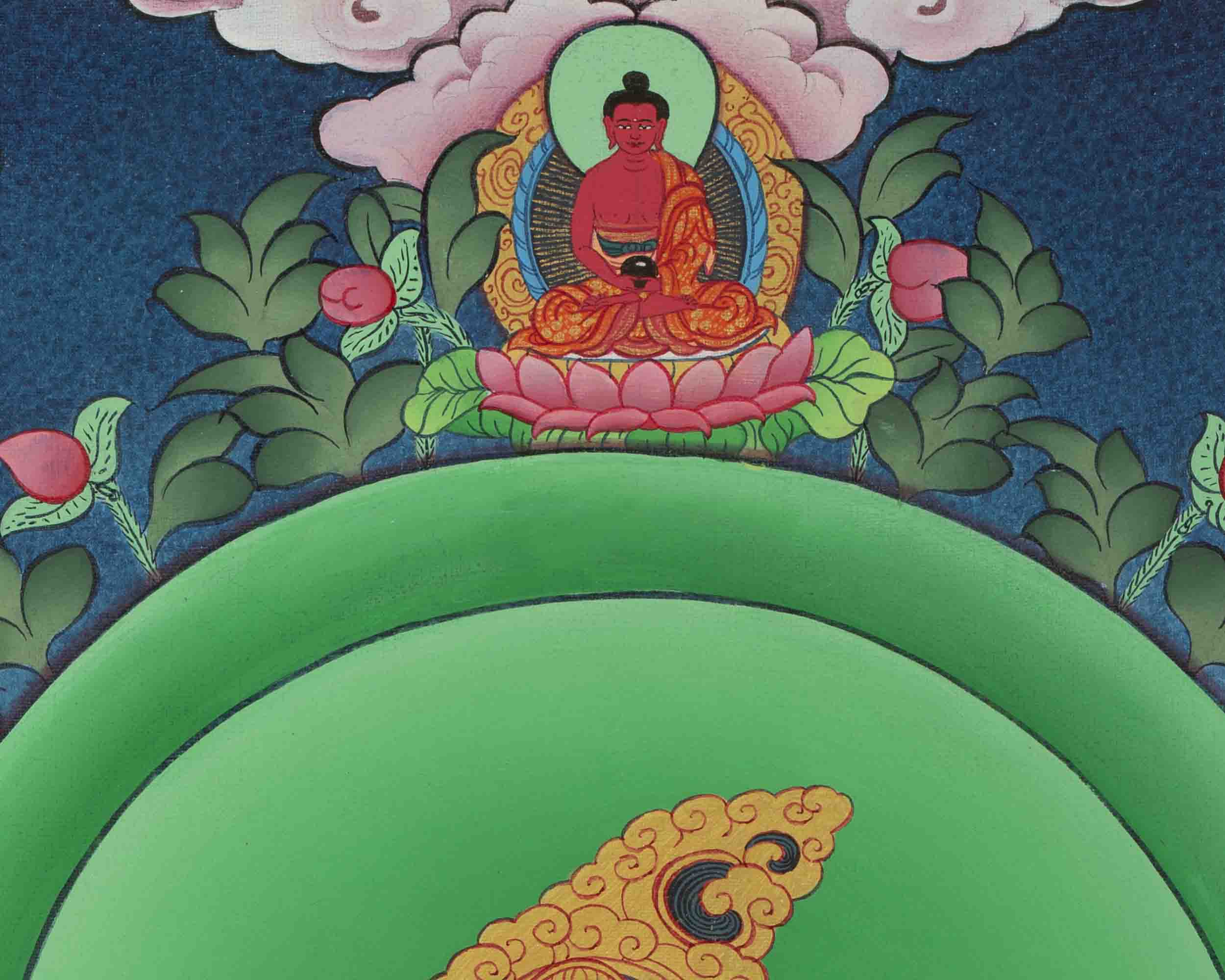 White Tara Thangka Painting | Tibetan Thangka Art