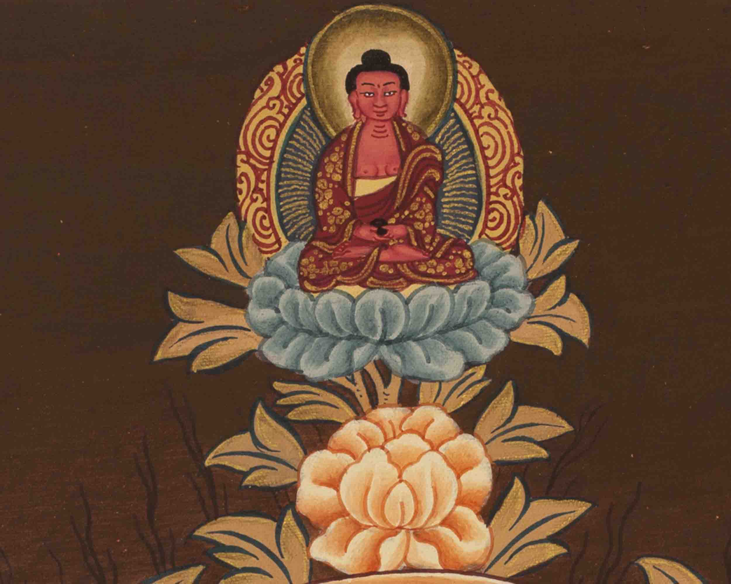 Manjushree Thangka | Bodhisattva Of Wisdom | Wall Decorative Art
