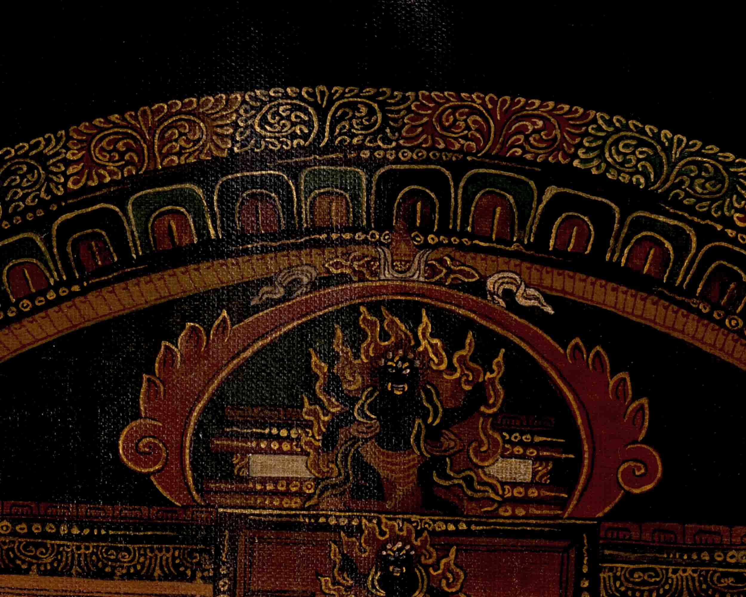 Manjushree Mandala Thangka | Traditional Tibetan Art | Wall Decors