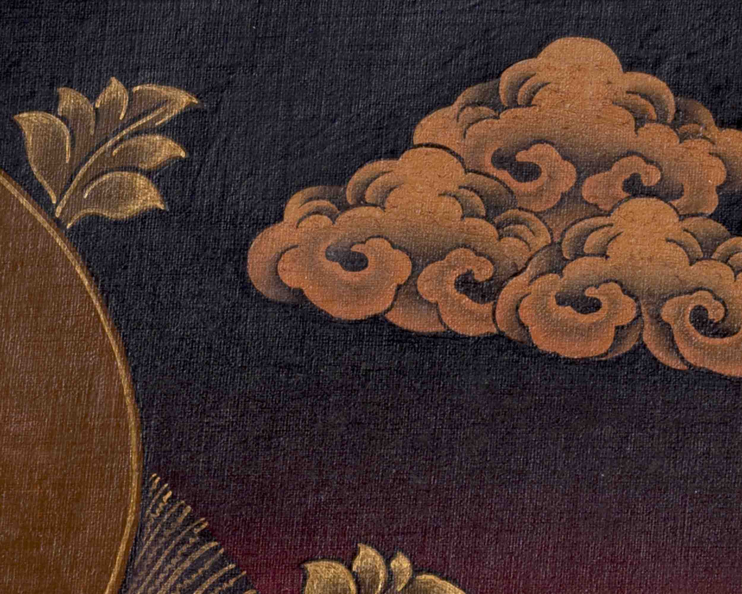 Shakyamuni Buddha Tibetan Thangka | Religious Buddhist Art | Wall Decors