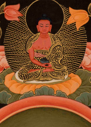 Avalokiteshvara Chenresig | Traditional Tibetan Thangka | Religious Wall Decor