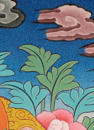Avalokiteshvara Chengrezig Thangka |  Buddhist Gift Ideas