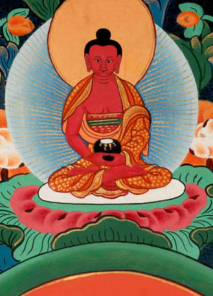 Avalokitesvara Chengrezig Thangka | Religious Buddhist Art | Wall Decors
