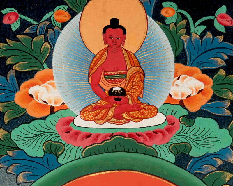 Avalokitesvara Chengrezig Thangka | Religious Buddhist Art | Wall Decors