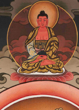 Tibetan White Tara Thangka | Female Bodhisattva Art | Wall Decors