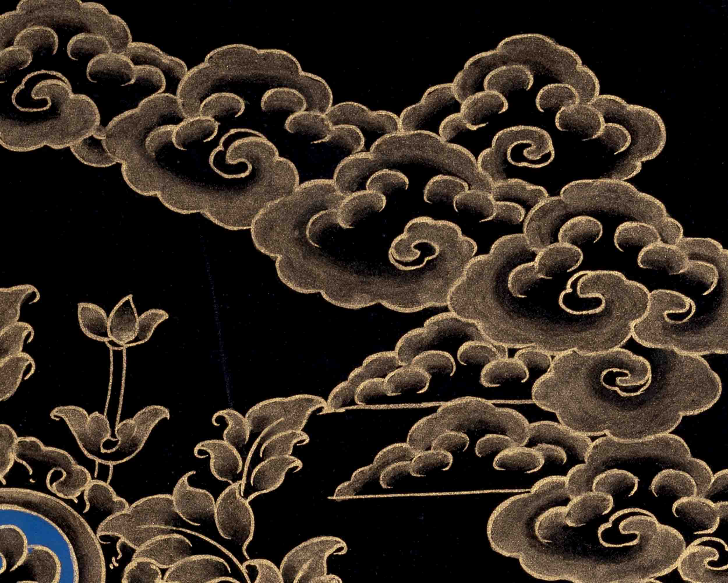 Namtose Thangka Painting | Original Hand Painting of Wealth Deity