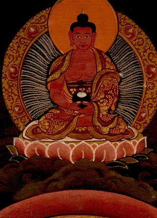 Manjushree Bodhisattva Thangka | Religious Buddhist Art | Wall Decors