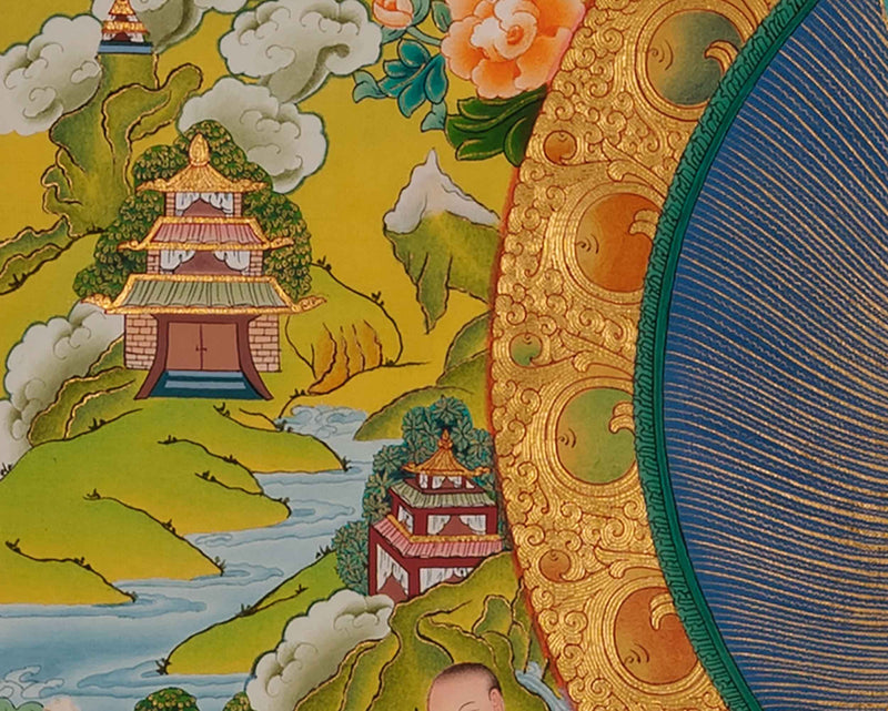 Buddha Siddhartha Gautama Thangka | Historical Buddha Thangka Painting