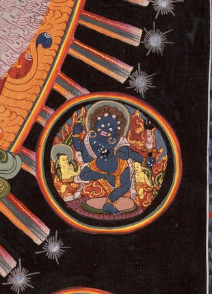 Vintage 1000Armed Avalokiteshvara Thangka | Wall Decor Painting