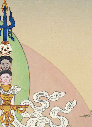Guru Rinpoche Thangka Print | Lotus Born Master | Crafts Gifts Nepal