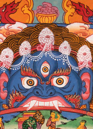 Wheel of Life Buddhist Thangka | Traditional Art | Wall Decors