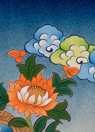 Green Tara | Traditional Buddhist Thangka | Wall Decors
