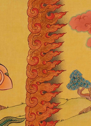 Hand-Painted Chakrasamvara Empowerment Thangka | Tibetan Yidam Thangka