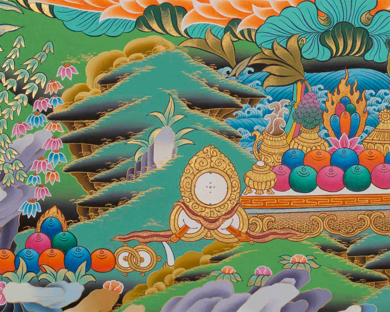 Handpainted White Tara | Tibetan Tara Print
