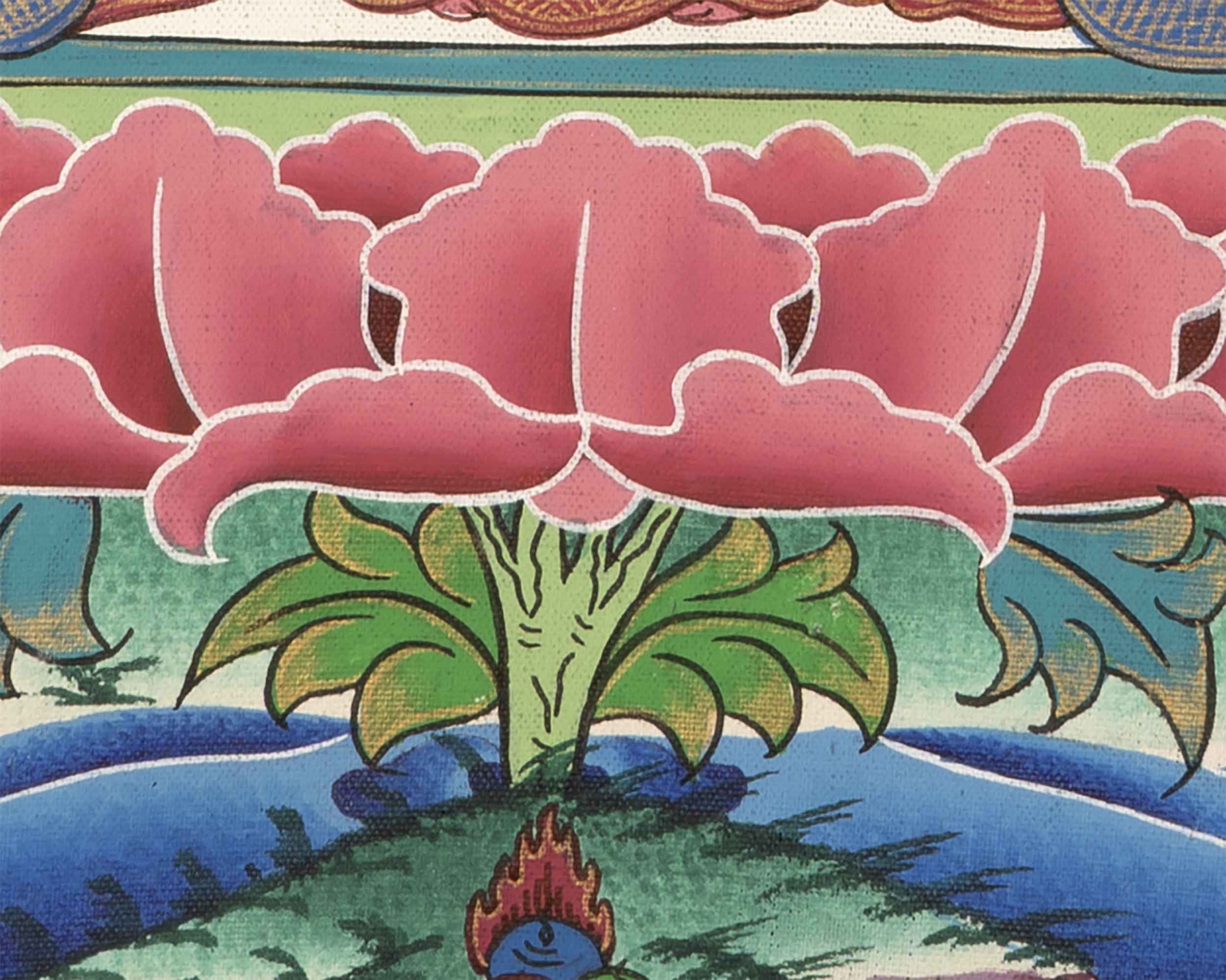 Vajrasattva Thangka | Tibetan Thangka Art