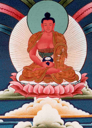 Avalokiteshvara Chenresig Thangka | Buddhist Religious Art | Wall Decors