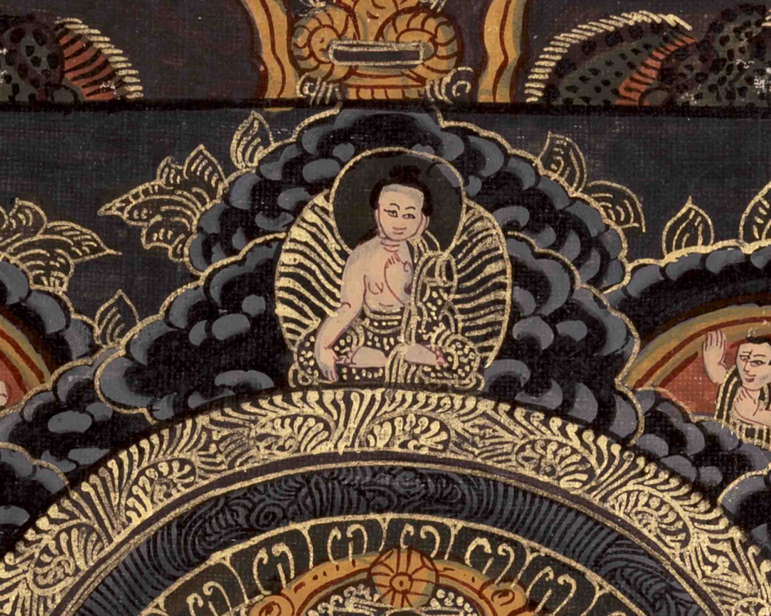 Three Mandala Thangka | Buddha and Female Bodhisattvas