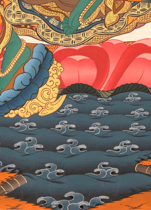 Quality Green Tara Thangka | Handpainted Buddhist Art | Wall Decors