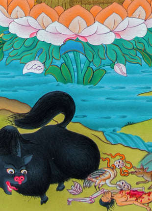 Pema Gyalpo Thangka | Guru Rinpoche Manifestation