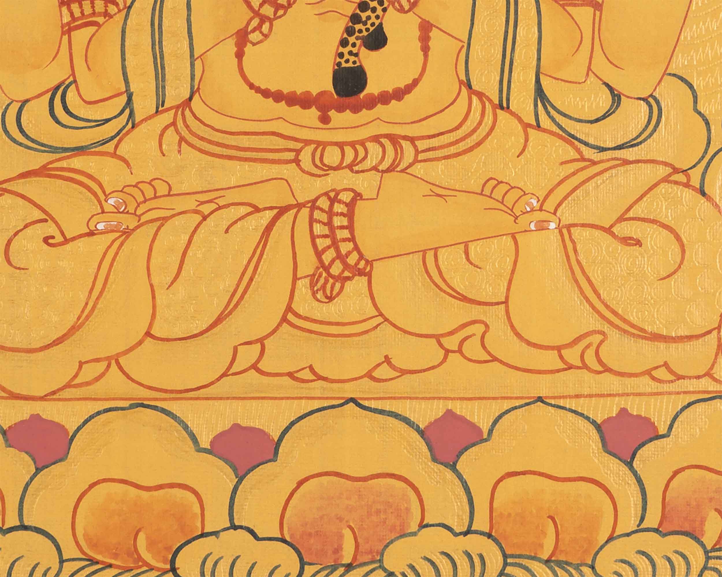 Bodhisattva Avalokiteshvara Chengrezig |  Tibetan Buddhist Thangka