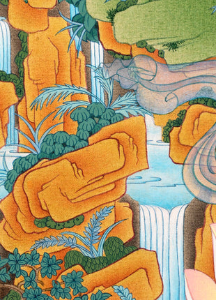 Manjushri Thangka | Traditional Tibetan Art