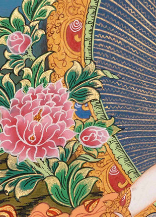 White Tara Thangka | Religious Buddhist Art | Wall Decors