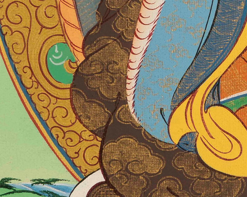 Padmasambhava Guru Rinpoche Thangka | Wall Hanging | Decoration Painting