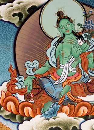 Buddhist Avalokiteshvara Chengrezig | Wall Decoration Thangka Painting