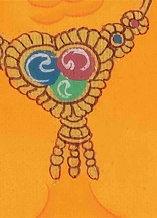 Dzambala Kubera Thangka | Traditional Buddhist Art | Wall Decors