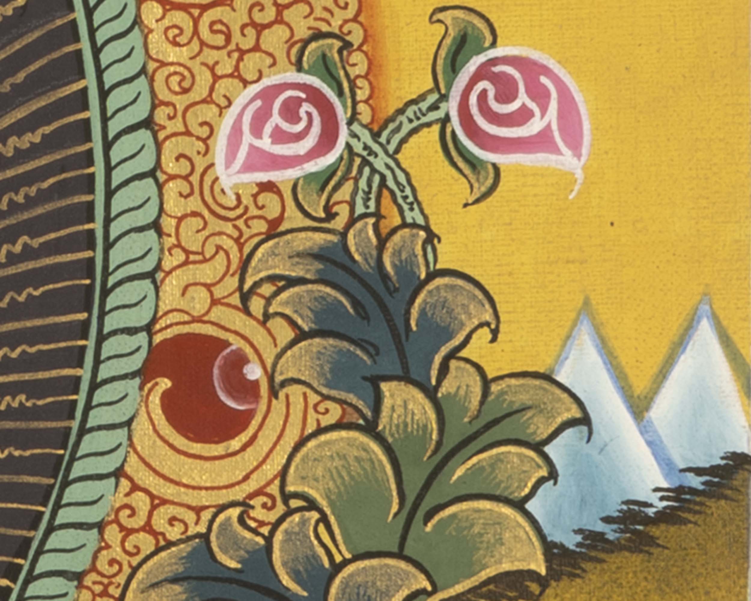 Arya Manjushre Thangka | Vajrayana Buddhism Painting