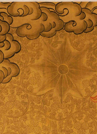 Healing Buddha Thangka | Bhaisajyaguru Thangka | Wall Hanging Decors