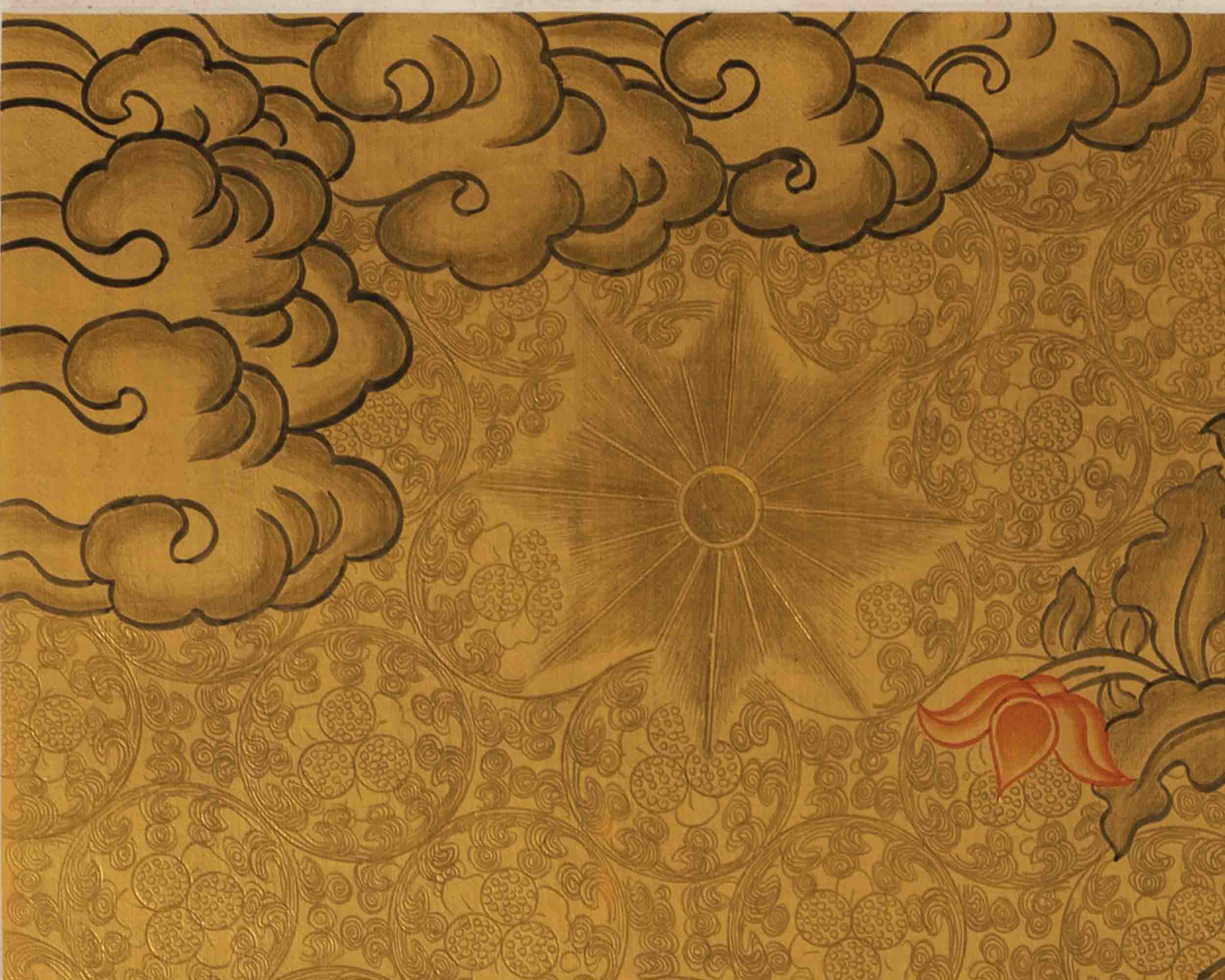 Healing Buddha Thangka | Bhaisajyaguru Thangka | Wall Hanging Decors