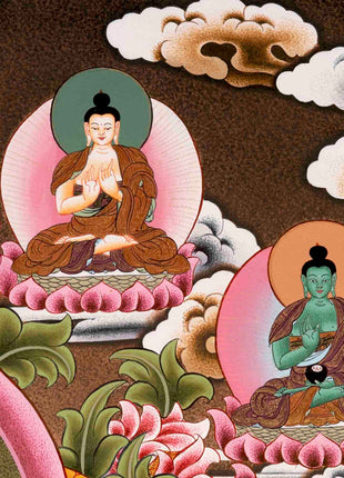 Religious Manjushree Thangka | Thangka Painting