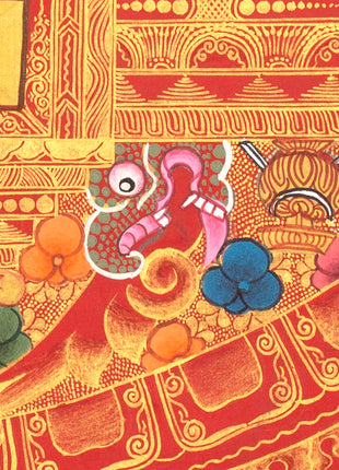 Chenresig Mandala | Traditional Tibetan Thangka | Wall Decors