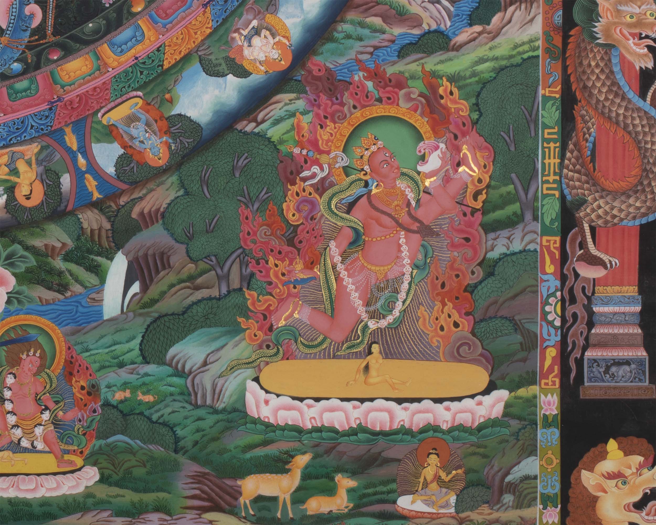 Chakrasamvara Mandala Prints | Newari Style Painted Art